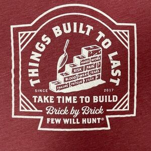 Few Will Hunt Copper Earthy Orange Color Men’s Medium